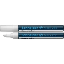 SCHNEIDER Krétamarker, 2-3 mm, SCHNEIDER "Maxx 265", fehér