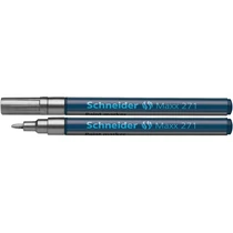 SCHNEIDER Lakkmarker, 1-2 mm, SCHNEIDER "Maxx 271", ezüst