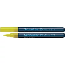 SCHNEIDER Lakkmarker, 1-2 mm, SCHNEIDER "Maxx 271", sárga
