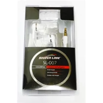 SILVERLINE Fülhallgató, SL-007, 3.5mm jack, fehér