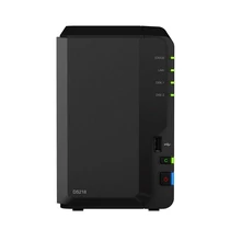 SYNOLOGY NAS 2 fiókos DS218 Realtek RTD1296 4x1,4GHz, 2GB DDR4, 1x1GBE, 1xUSB2.0, 2xUSB3.2