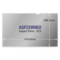 TARGUS Betekintésvédő fólia ASF22W9EU, Privacy Screen 22"W (16:9)
