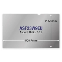 TARGUS Betekintésvédő fólia ASF23W9EU, Privacy Screen 23"W (16:9)