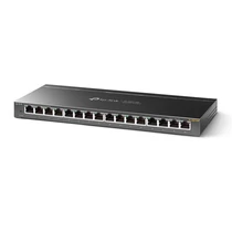 TP-LINK Switch 16x1000Mbps Fémházas Asztali, Easy Smart, TL-SG116E