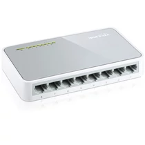 TP-LINK Switch 8x100Mbps, Műanyagházas Asztali, TL-SF1008D