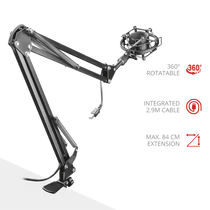 TRUST Állítható mikrofonkar 22563, GXT 253 Emita Streaming Microphone Arm
