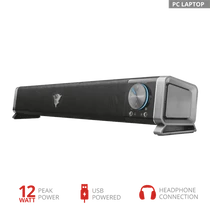 TRUST Hangszórópanel asztali számítógéphez és televízióhoz 22209, GXT 618 Asto Sound Bar PC Speaker