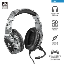 TRUST Mikrofonos fejhallgató PS4™-hez 23531, GXT 488 Forze PS4 Gaming Headset PlayStation® official licensed prod. /grey