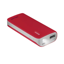TRUST Power bank Primo 4400 hordozható töltő - piros