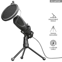 TRUST USB streamelő mikrofon 22656, GXT 232 Mantis USB Streaming Microphone