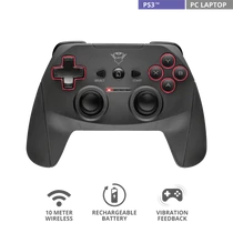 TRUST Vezeték nélküli gamepad PC-hez és PS3-hoz 20491, GXT 545 Yula Wireless Gamepad