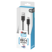 TRUST kábel USB2.0 USB-C to A cable 480Mbps 1m