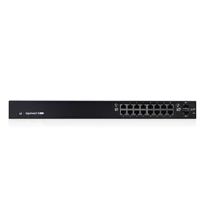 UBiQUiTi Switch - ES-16-150W - EdgeSwitch 16GbitLAN, 2SFP, 18Gbps, 150W PoE Budget, Managed