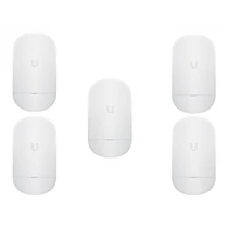 UBiQUiTi Access Point - NSM2 - airMAX NanoStation 5GHz 450+Mbps 13dBi 10+Km kültéri - 5db- PoE tápegység nélkül