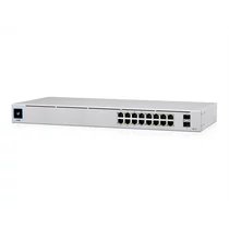 UBiQUiTi Switch - USW-16-POE - UniFi Switch Gen2, 16GbitLAN, 2SFP, Rack-Mountable, 60W PoE Budget, Managed