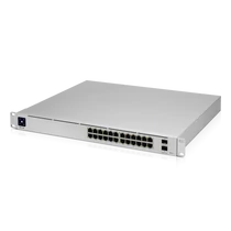 UBiQUiTi Switch - USW-PRO-24-POE - UniFi Switch Gen2, 24GbitLAN, 2SFP+, Rack-Mountable, 400W PoE Budget, Managed