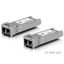 UBiQUiTi SFP modul - UF-MM-10G - U Fiber, Multi-Mode, LC, 10Gbps SFP+, 300m, 2db - csak kettesével rendelhető
