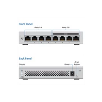 UBiQUiTi Switch - US-8-60W - UniFiSwitch 8GbitLAN, 2SFP, 8Gbps, 60W PoE Budget, Managed