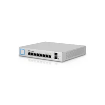 UBiQUiTi Switch - US-8-150W - UniFiSwitch 8GbitLAN, 2SFP, 10Gbps, 150W PoE Budget, Managed