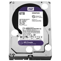 WESTERN DIGITAL 3.5" HDD SATA-III 6TB 5400rpm 64MB Cache, CAVIAR Purple