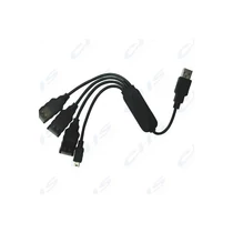 WIRETEK USB 2.0 HUB 4 port (3x USB A + 1x mini USB)