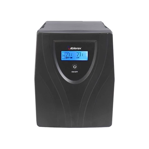 ABLEREX UPS, GLAMOR S, GR1000S, 3xIEC + 2xSchuko, 1000VA (700 W) LINE-INTERACTIVE szünetmentes tápegység, torony, LCD