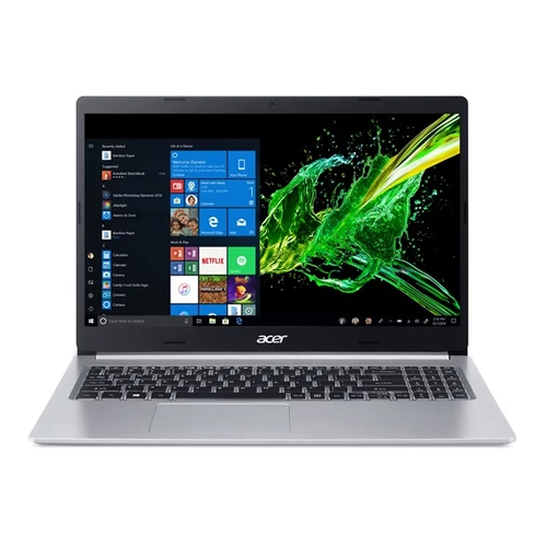 ACER Aspire A515-54G-74P6, 15.6" FHD, Intel Core i7-10510U, 8GB, 512GB SSD, nVidia GeForce MX350, Win10, ezüst