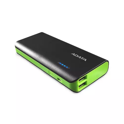 ADATA Power Bank 10000mAh APT100 Fekete -Zöld