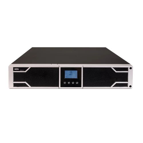 AEG szünetmentes tápegység, PROTECT D 1500, 1500VA (1350W), 8 x IEC 320 C13, online kettős konverziós UPS, rack/tower