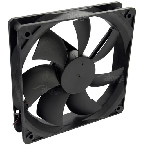 AKYGA Rendszerhűtő ventilátor AW-12A-BK, 12cm