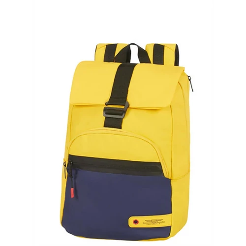 AMERICAN TOURISTER Notebook Hátizsák 125114-4582 CITY AIM LAPT. BACKPACK 14,1" BLUE-YELLOW