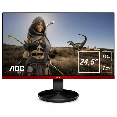 AOC Gaming 144Hz monitor 24,5" G2590FX, 1920x1080, 16:9, 400cd/m2, 1ms, 2xHDMI/DP/VGA/Audio out, G-Sync/FreeSync Pr.