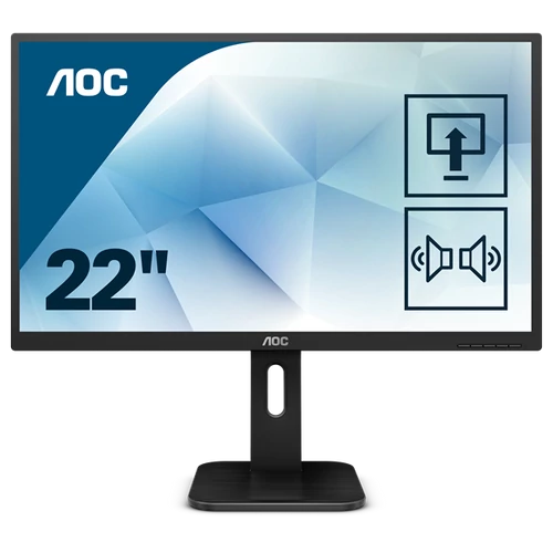 AOC MVA monitor 21,5" 22P1, 1920x1080, 16:9, 250cd/m2, 5ms, 60Hz, HDMI/DP/VGA/DVI/4xUSB/Audio, Pivot