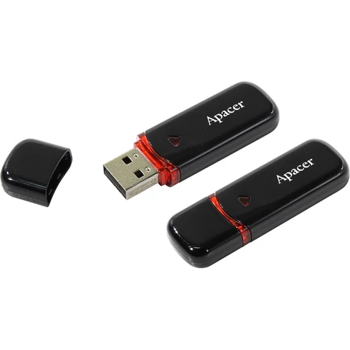 APACER Pendrive 16GB AH333 USB 2.0, Fekete