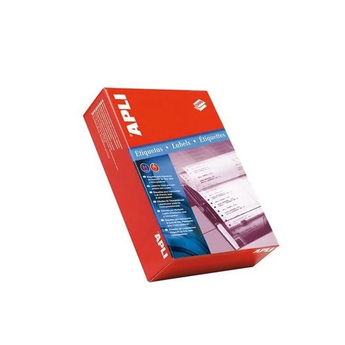 APLI Etikett, mátrixnyomtatókhoz, 1 pályás, 127x36 mm, , 4000 etikett/csomag