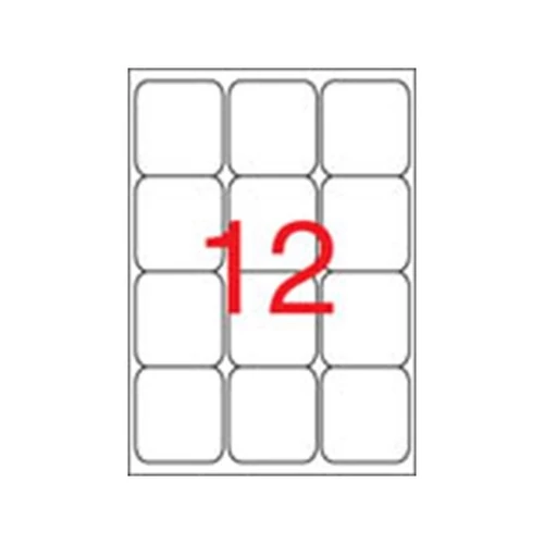 APLI Etikett, univerzális, 63,5x72 mm, kerekített sarkú, , 1200 etikett/csomag