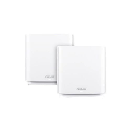 ASUS Wireless Router Tri Band AC3000 1xWAN(1000Mbps) + 3xLAN(1000Mbps) + 1xUSB, ZENWIFI AC (CT8) WHITE 2 PACK