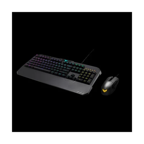 ASUS Vezetékes Billentyűzet + optikai egér TUF GAMING USB, Fekete