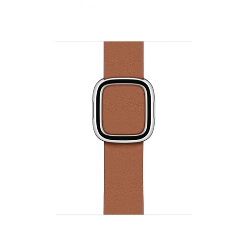 Apple Watch 40mm Band: Saddle Brown Modern Buckle - Medium