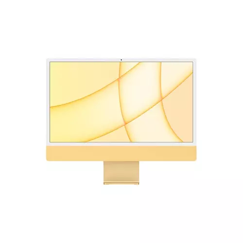 Apple iMac 24" Retina, 4.5K CTO : Apple M1 8C CPU/8C GPU, 16GB/512GB - Yellow (2021)