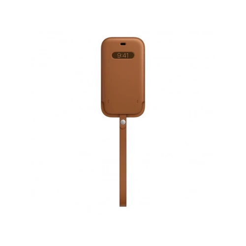 Apple iPhone 12 | 12 Pro Leather Sleeve with MagSafe - Saddle Brown