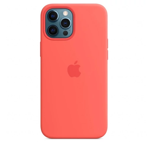 Apple iPhone 12 Pro Max Silicone Case with MagSafe - Pink Citrus (Seasonal Fall 2020)