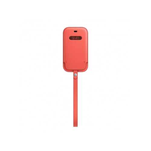 Apple iPhone 12 mini Leather Sleeve with MagSafe - Pink Citrus