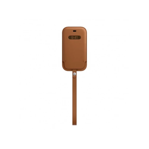 Apple iPhone 12 mini Leather Sleeve with MagSafe - Saddle Brown