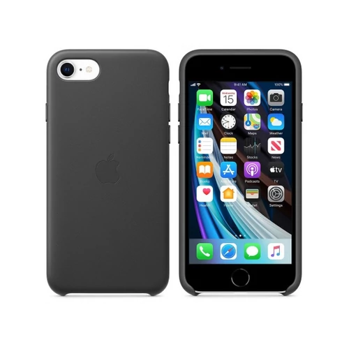 Apple iPhone SE/iphone 8/7 Leather Case – Black