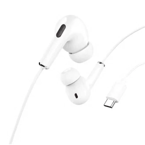BLACKBIRD Fülhallgató Vezetékes USB-C, Fehér