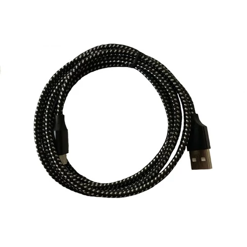 BLACKBIRD Micro USB Adatkábel 3m, Fekete 2A (Extra erős anyagból)