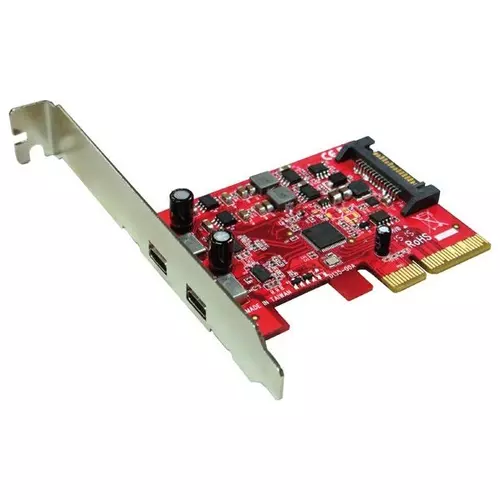 BLACKBIRD PCI-E Bővítőkártya 2xType-C