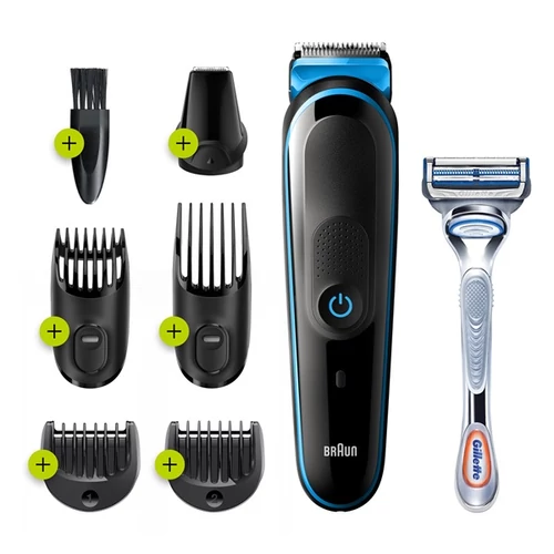 BRAUN MGK3242 többfunkciós testszőrzetápoló készlet – 7 az 1-ben arc- és testszőrzetápoló készlet