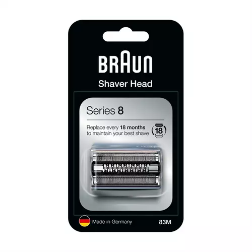 BRAUN Series 8 Cassette 83M replacement head silver. For Series 8